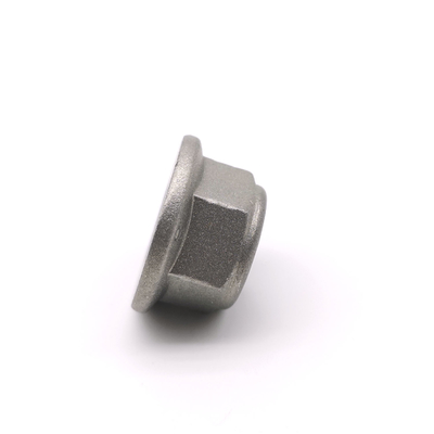 ISO7044 Class 10 Car Nut Bolt Plain Finish Prevailing Torque Metal Hex Flange Weld Nut