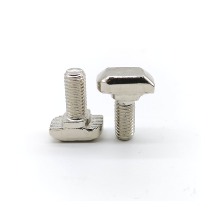 Grade 4.8 Solar Panel Fasteners Nickel Coating Hammer Head T Bolt DIN 186