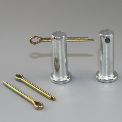 Zinc Plated Metal Steel Clevis Rivets And Pins 4.8 Flat Head 3-60mm