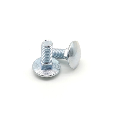 ASME B18 5 Zinc Plated Bolts And Nuts Grade 2 Carriage Coach Bolt Round Head Square Neck
