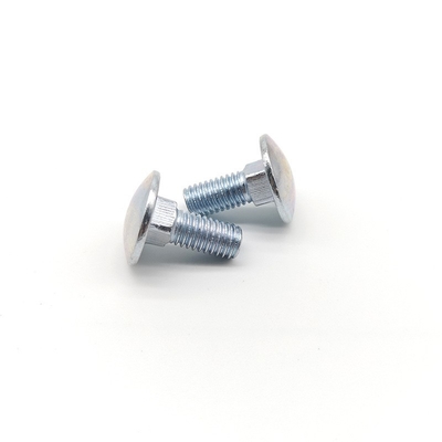 ASME B18 5 Zinc Plated Bolts And Nuts Grade 2 Carriage Coach Bolt Round Head Square Neck