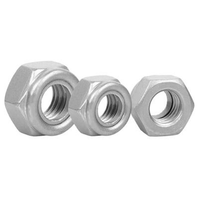 M12 M16 Nylon Insert Lock Nuts M10 Class 8 Heat Treatment Dacromet Finish