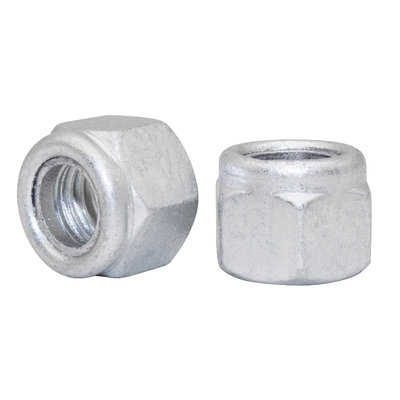 M12 M16 Nylon Insert Lock Nuts M10 Class 8 Heat Treatment Dacromet Finish