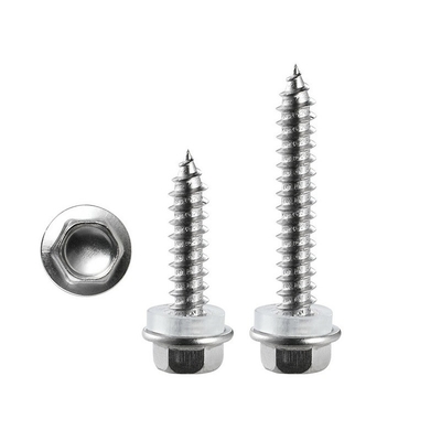 5.5 mm Stainless Steel Flange Head Self Tapping Screws For Solar Panel