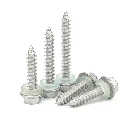 5.5 mm Stainless Steel Flange Head Self Tapping Screws For Solar Panel