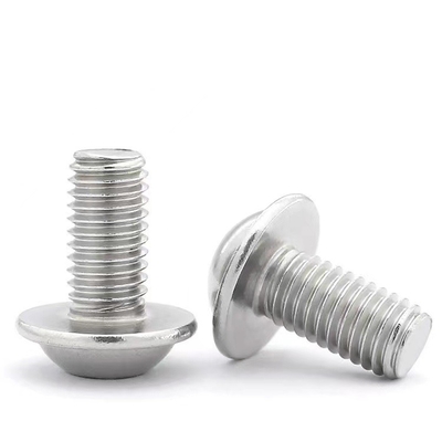 ISO7380.2 Stainless Steel Flanged Button Head Screws Hex Socket Round Hat A2-70