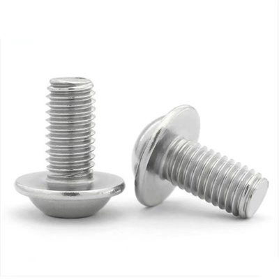 ISO7380.2 Stainless Steel Flanged Button Head Screws Hex Socket Round Hat A2-70