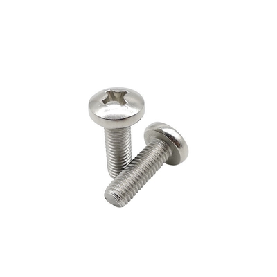 Standard Fasteners Stainless Steel Phillips Oval Head Machine Screws DIN7985
