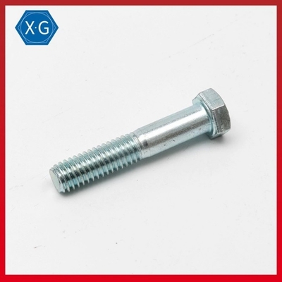 Class5 Zinc Plated Bolts And Nuts ASME ANSI B18 2.1 Bolts Hex Head Cap Screws