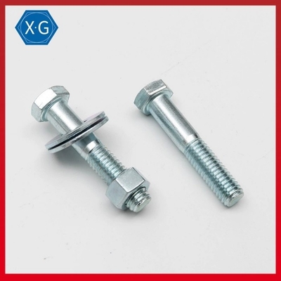 Class5 Zinc Plated Bolts And Nuts ASME ANSI B18 2.1 Bolts Hex Head Cap Screws