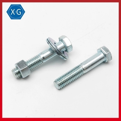 Class5 Zinc Plated Bolts And Nuts ASME ANSI B18 2.1 Bolts Hex Head Cap Screws