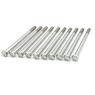 DIN 931 A4 70 SS 316 Stainless Steel Screws Nuts Bolts M2x8 Hex Cap Screws Partially Thread