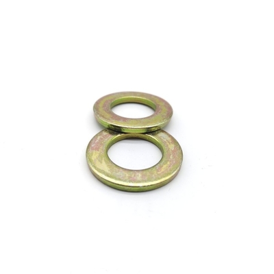 100HV Steel Flat Washer Yellow Zinc Coated Galvanized Washer DIN 125
