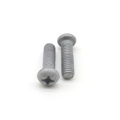 Hot Dip Galvanized Steel Machine Screws DIN7985 Cross Recessed Pan Head Machine Screw